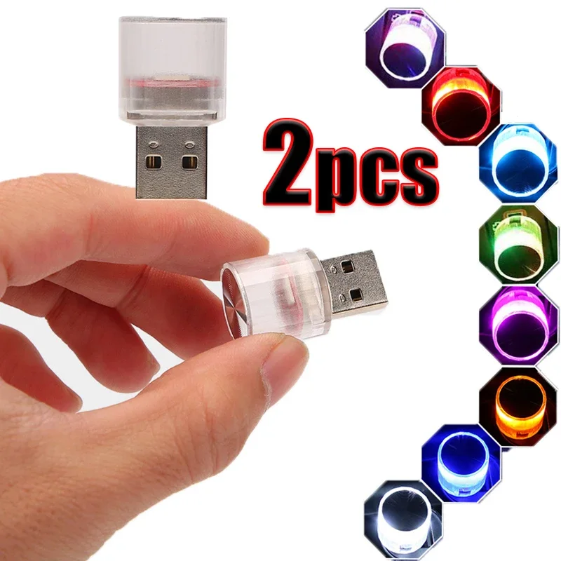 2PCS Mini USB LED Ambient Lights Colorful Portable Plug Play Auto Interior Atmosphere Car Light Decorative Lamp Party Flashing
2PCS Mini USB LED Ambient Lights Colorful Portable Plug Play Auto Interior Atmosphere Car Light Decorative Lamp Party Flashing