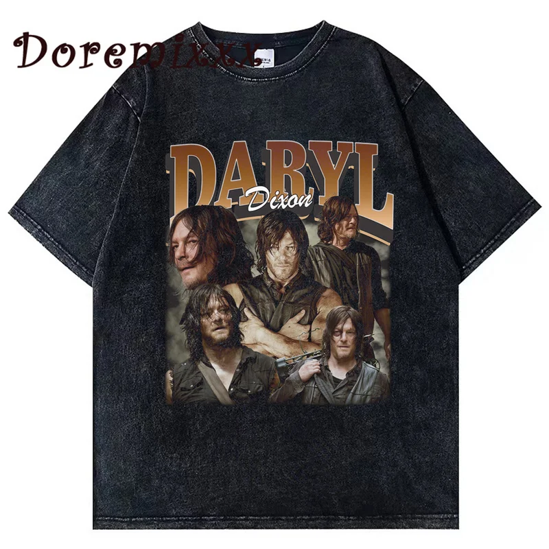 Retro Daryl Dixon Graphic T-Shirt Vintage Tops Unisex High Quality Washed T-shirts for Men Women Tshirts Oversized Cotton Tees
Retro Daryl Dixon Graphic T-Shirt Vintage Tops Unisex High Quality Washed T-shirts for Men Women Tshirts Oversized Cotton Tees