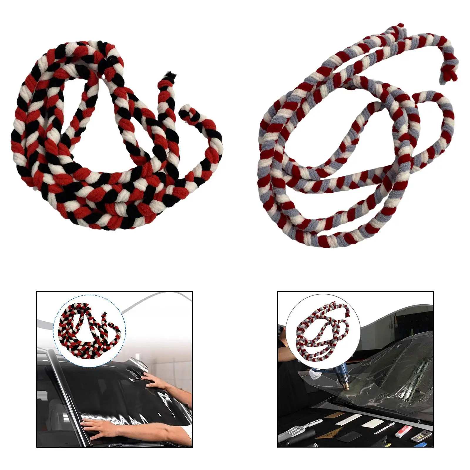 Water Absorbing Rope Flexible Polyester Soak Rope Window Tint Film Application Tool for Car Interior Gap Protection
Water Absorbing Rope Flexible Polyester Soak Rope Window Tint Film Application Tool for Car Interior Gap Protection