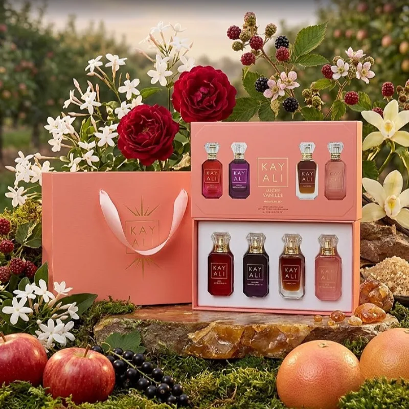 KAYALI 4x10ml Perfume Set Long Lasting Luxury Unisex Portable Mini Fragrance Collection Elegant Sweet Rich Smooth Premium Scent
KAYALI 4x10ml Perfume Set Long Lasting Luxury Unisex Portable Mini Fragrance Collection Elegant Sweet Rich Smooth Premium Scent