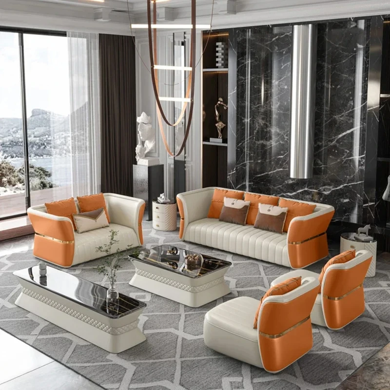 Two Seater Luxury Sofa Modern Armrest Comfortable Soft White Nordic Sofa Leather Italiano Salon Meuble Living Room Furniture
Two Seater Luxury Sofa Modern Armrest Comfortable Soft White Nordic Sofa Leather Italiano Salon Meuble Living Room Furniture