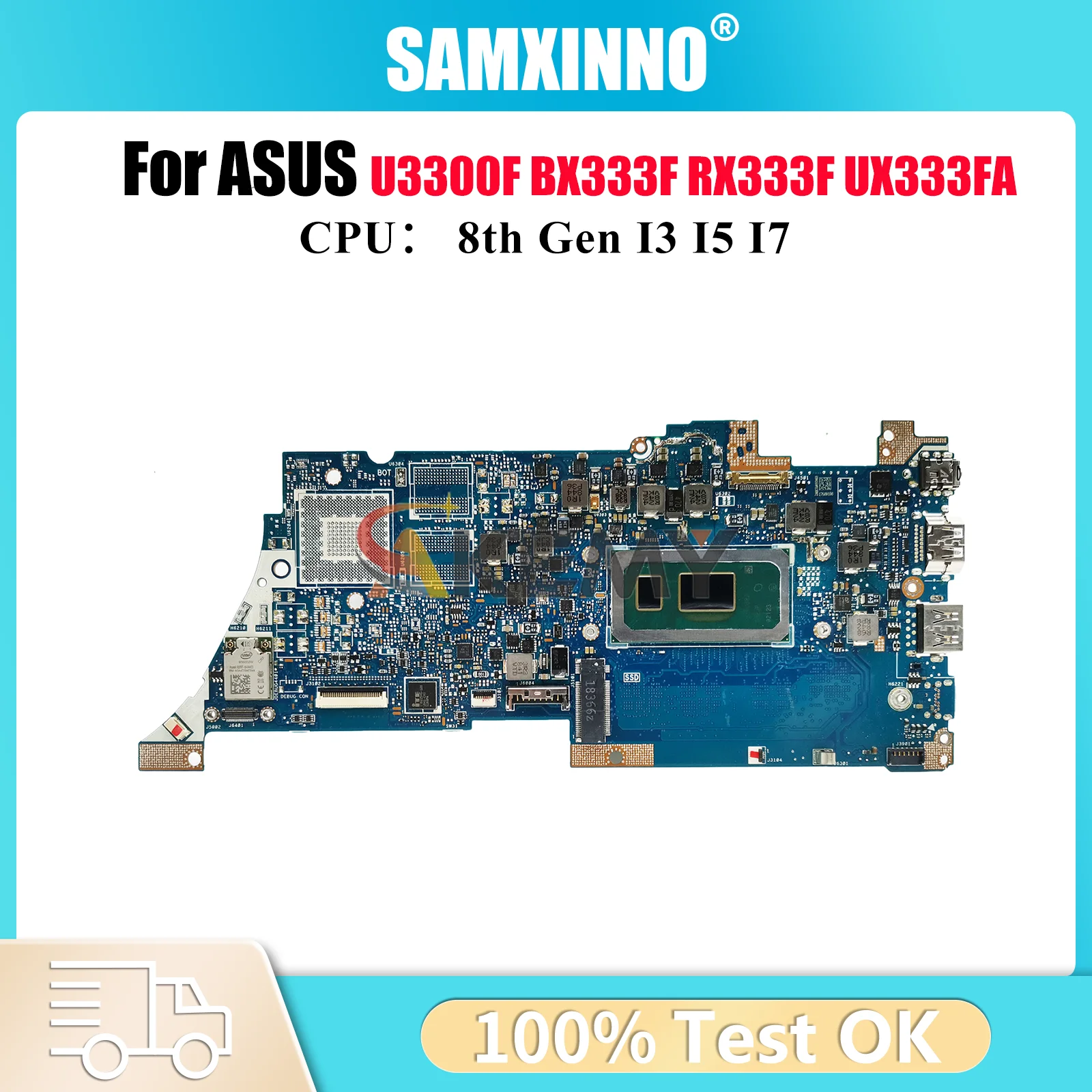 UX333FA Laptop Motherboard For ASUS ZenBook RX333F UX333F BX333F U3300F UX333FN UX333FA Notebook Mainboard With I3 I5 I7 CPU stk
UX333FA Laptop Motherboard For ASUS ZenBook RX333F UX333F BX333F U3300F UX333FN UX333FA Notebook Mainboard With I3 I5 I7 CPU stk