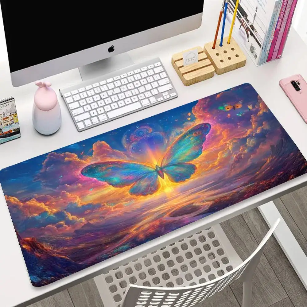 Colorful dreamy butterfly mouse pad computer office game anti-slip table pads girl heart room decoration thick floor mat xxl
Colorful dreamy butterfly mouse pad computer office game anti-slip table pads girl heart room decoration thick floor mat xxl