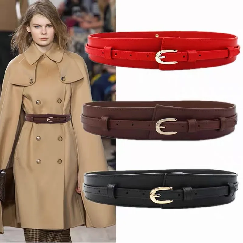 Genuine Wide Leather Belt Classic Pin Buckle Vintage Design Crafted with Genuine Leather Perfect for Women
Genuine Wide Leather Belt Classic Pin Buckle Vintage Design Crafted with Genuine Leather Perfect for Women