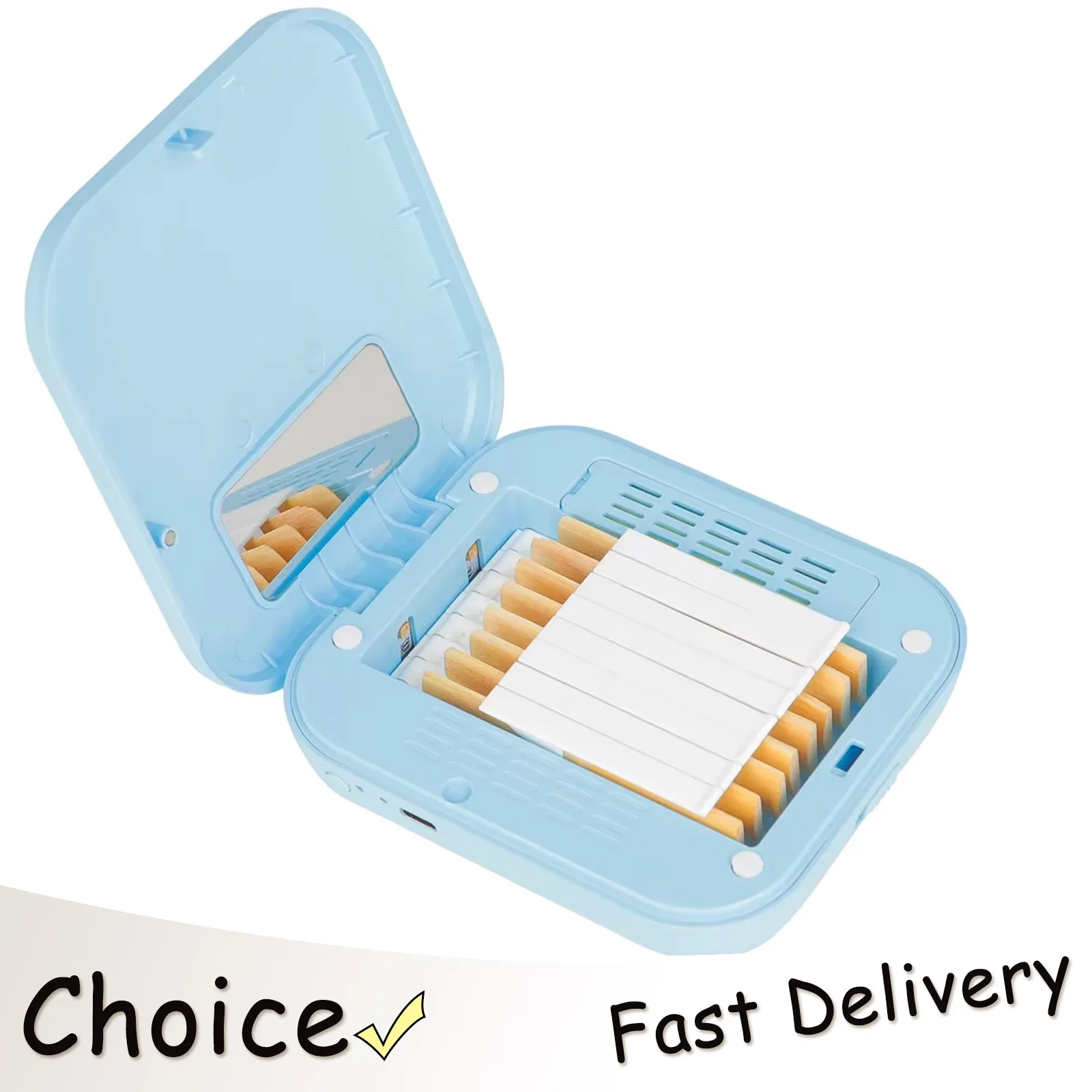 Saxophone Reeds UV Disinfection Box Portable Clarinet Whistle Moisturizing Box 8 Card Slot Design Wind Musical Instrument Parts
Saxophone Reeds UV Disinfection Box Portable Clarinet Whistle Moisturizing Box 8 Card Slot Design Wind Musical Instrument Parts