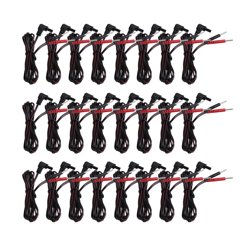 Electrode Wires Standard Connect Electrode Cables For TENS / EMS Muscle Stimulator Electrode Pads Massage Machine
Electrode Wires Standard Connect Electrode Cables For TENS / EMS Muscle Stimulator Electrode Pads Massage Machine