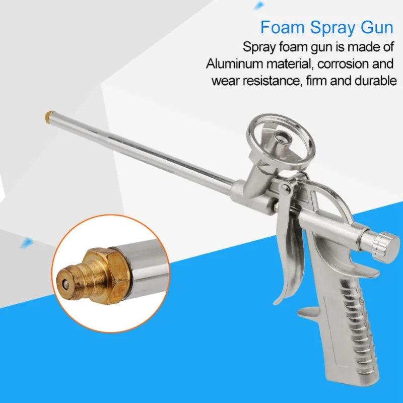 1 Pcs Foam Expanding Spray Gun Sealant Dispensing PU Insulating Applicator Tool
1 Pcs Foam Expanding Spray Gun Sealant Dispensing PU Insulating Applicator Tool