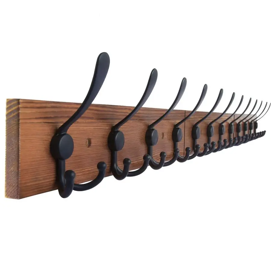 Wall Mount Coat Rack 47.3 Burnt Brown Hanger Rustic Towel Rack for Bathroom, Living Room Hooks for Coats, Hats, Clothes
Wall Mount Coat Rack 47.3 Burnt Brown Hanger Rustic Towel Rack for Bathroom, Living Room Hooks for Coats, Hats, Clothes