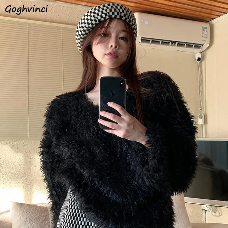 Pullovers Women Solid O-neck Chic Newest Casual All-match Autumn Winter Loose Korean Style Cozy Students Femme Clothes Holiday
Pullovers Women Solid O-neck Chic Newest Casual All-match Autumn Winter Loose Korean Style Cozy Students Femme Clothes Holiday