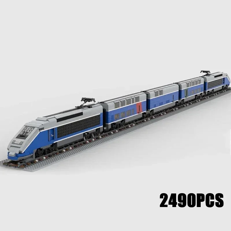 French Double Flat Train Grand Vitesse City Car Model Moc Building Bricks Technology Blocks Gift Christmas Toy DIY Sets Assembly
French Double Flat Train Grand Vitesse City Car Model Moc Building Bricks Technology Blocks Gift Christmas Toy DIY Sets Assembly