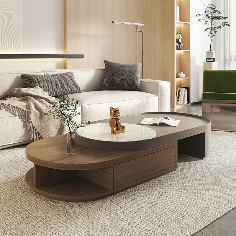 Retractable coffee table living room household small apartment modern simple solid wood walnut TV cabinet combination
Retractable coffee table living room household small apartment modern simple solid wood walnut TV cabinet combination