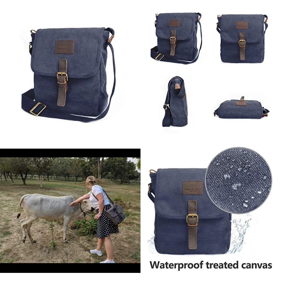 Canvas Messenger Bag Small Crossbody Bag Casual Travel Working Tools Bag Shoulder Bag Hold Phone Handset Anti Theft Small, Casu
Canvas Messenger Bag Small Crossbody Bag Casual Travel Working Tools Bag Shoulder Bag Hold Phone Handset Anti Theft Small, Casu