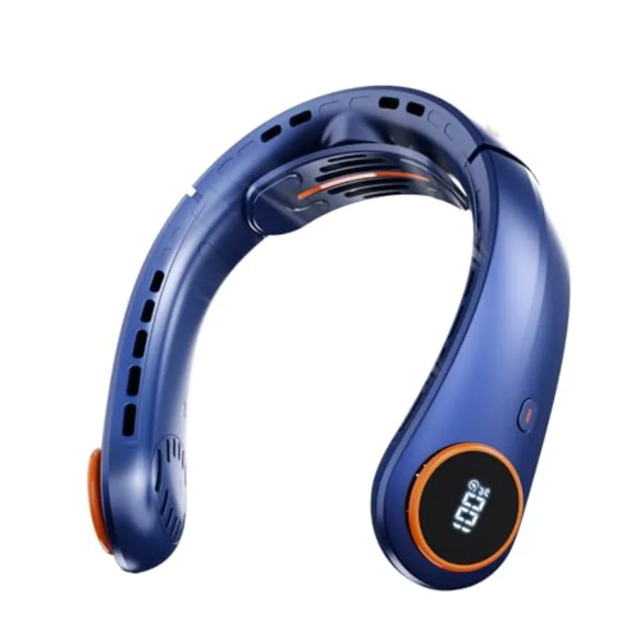 Portable Neck Fan Rechargeable - 5000mAh 3-Motor Neck Fan with 5 Speeds and LED Display 360° Cooling Wearable Personal Fan Neck
Portable Neck Fan Rechargeable - 5000mAh 3-Motor Neck Fan with 5 Speeds and LED Display 360° Cooling Wearable Personal Fan Neck