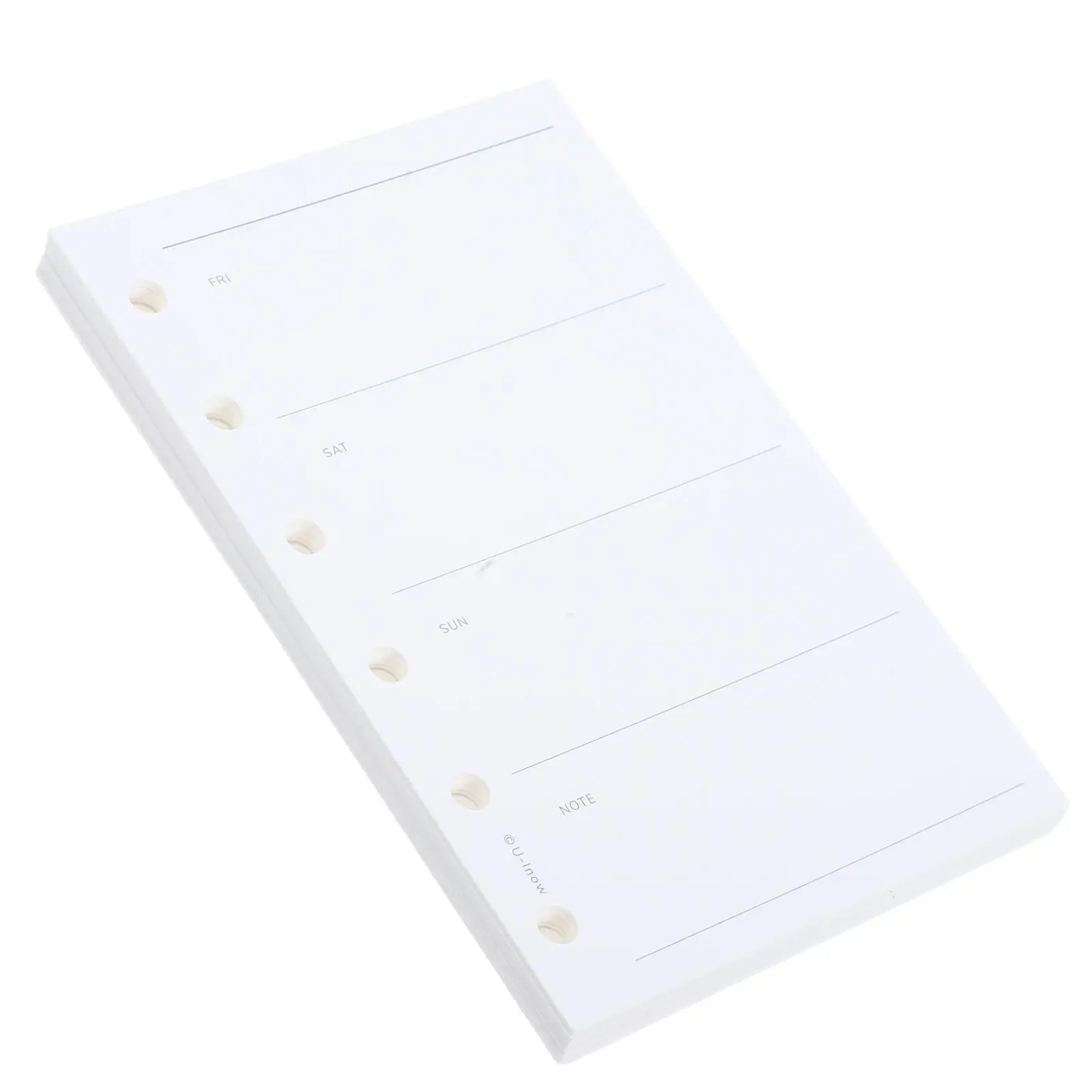 Loose Leaf Notebook Journal Refill 6 Hole White Paper Smooth Writing School Office Home Use Planner Inserts
Loose Leaf Notebook Journal Refill 6 Hole White Paper Smooth Writing School Office Home Use Planner Inserts