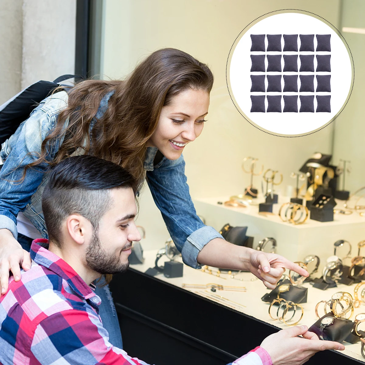 10pcs Jewelry Display Pillows Soft Watch Bracelet Cushions For Box Showcase Storage Display Stand Holder Organizer Case
10pcs Jewelry Display Pillows Soft Watch Bracelet Cushions For Box Showcase Storage Display Stand Holder Organizer Case