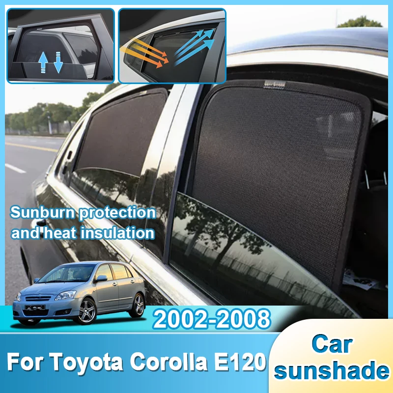 Mesh Sunshade For Toyota Corolla E120 2002-2008 2003 Window Sun Visors Anti UV Heat Insulating Car Full Covers Auto Accessories
Mesh Sunshade For Toyota Corolla E120 2002-2008 2003 Window Sun Visors Anti UV Heat Insulating Car Full Covers Auto Accessories