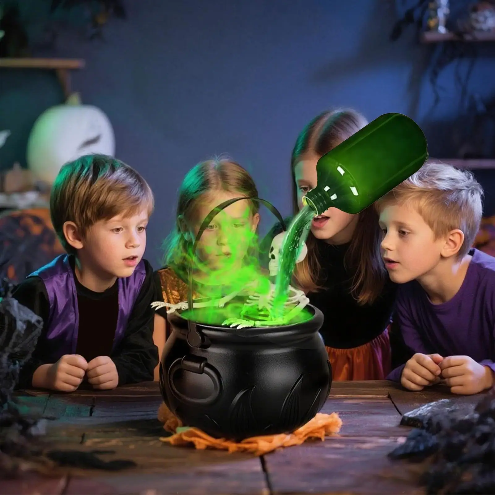 Witches Cauldron Vintage Black Cauldron With Diffuser Light Complete Kettle Party Supplies Halloween Pot For Living Room Bedroom
Witches Cauldron Vintage Black Cauldron With Diffuser Light Complete Kettle Party Supplies Halloween Pot For Living Room Bedroom