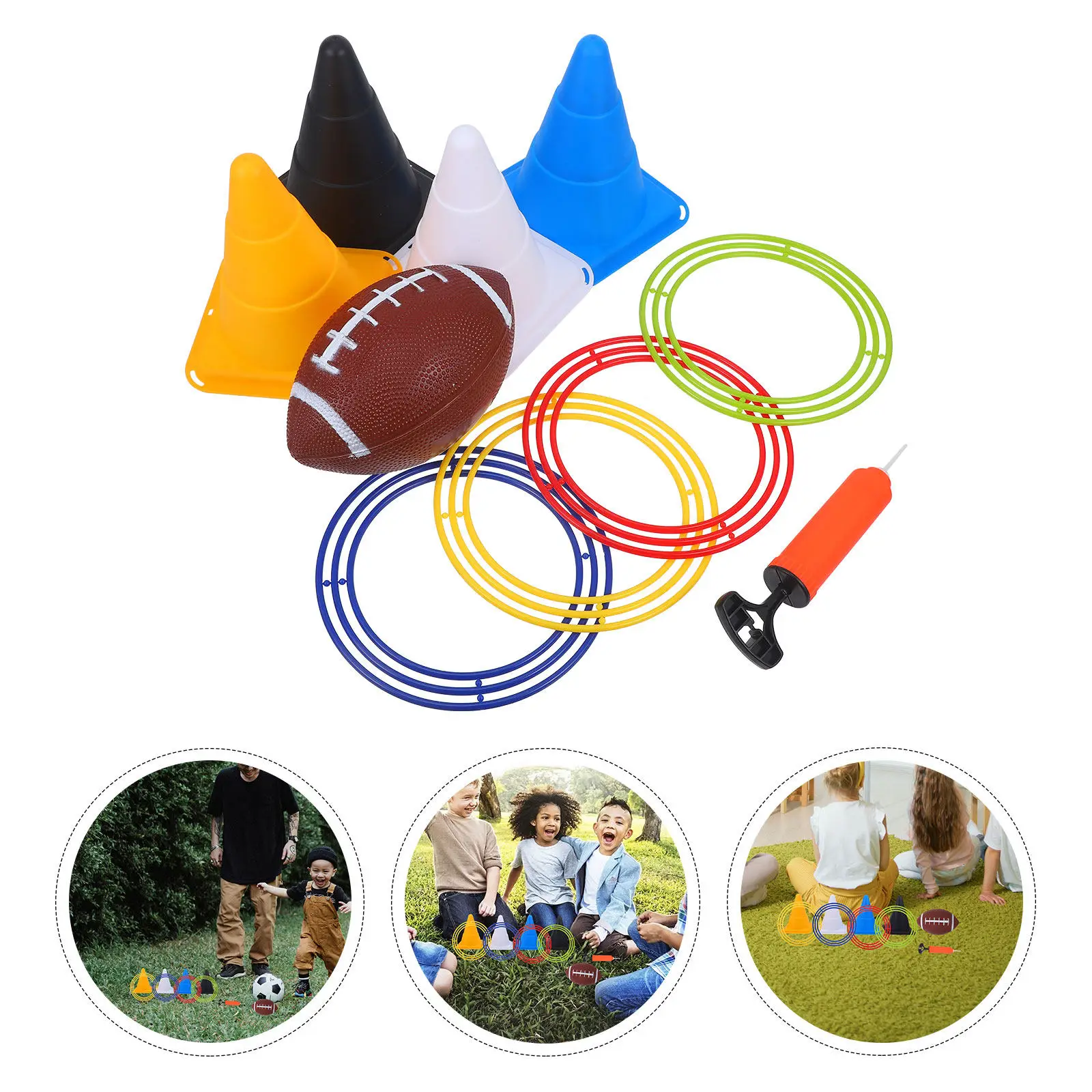 1Set Toss Ring Game Set Fun Hand-Eye Coordination Family Party Outdoor Indoor Carnival Festival Birthday Teamwork Interactive
1Set Toss Ring Game Set Fun Hand-Eye Coordination Family Party Outdoor Indoor Carnival Festival Birthday Teamwork Interactive