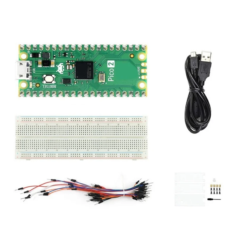 Новый! !Для Raspberry Pi Pico 2, макетная плата RP2350, микроконтроллер ARM Cortex-M33, материнская плата Hazard3 RISC-V
Новый! !Для Raspberry Pi Pico 2, макетная плата RP2350, микроконтроллер ARM Cortex-M33, материнская плата Hazard3 RISC-V