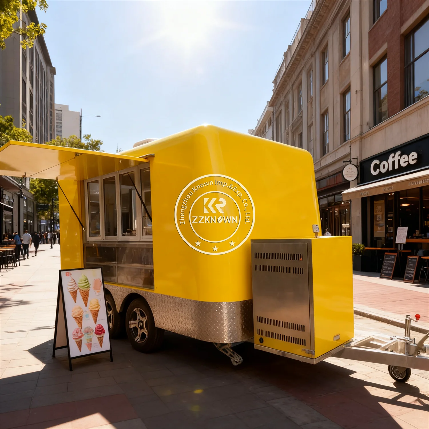 Concession Food Trailer Mobile Ice Cream Coffee Cart Fully Equipped Street Catering Trailer Fast Food Truck With Full Kitchen
Concession Food Trailer Mobile Ice Cream Coffee Cart Fully Equipped Street Catering Trailer Fast Food Truck With Full Kitchen