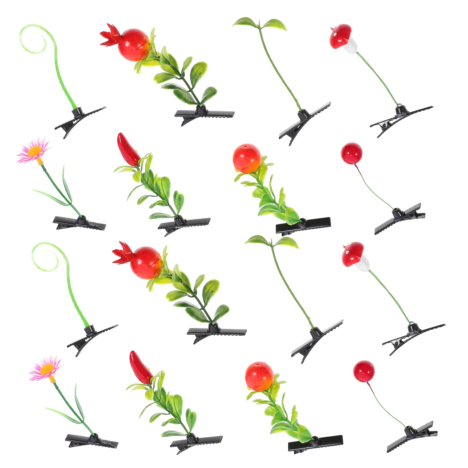 40 Pcs Simulation Plant Hair Clips Fun Accessories Bean Sprout Barrettes for Girls Stylish Everyday Wear Occasions Durable
40 Pcs Simulation Plant Hair Clips Fun Accessories Bean Sprout Barrettes for Girls Stylish Everyday Wear Occasions Durable