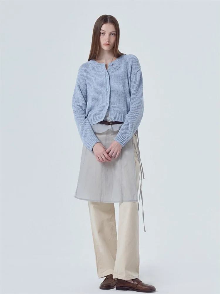 Cardigan Femmes Sweater Women's Long Sleeve Round Neck Button Solid Color Knitted Cardigan Top For Women Comfortable Commuting
Cardigan Femmes Sweater Women's Long Sleeve Round Neck Button Solid Color Knitted Cardigan Top For Women Comfortable Commuting