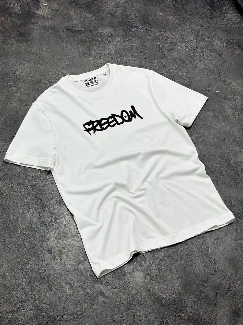 Freedom Graphic High Quality Unisex T-shirt, Men T-shirt, Men Cotton Oversized Tshirt
Freedom Graphic High Quality Unisex T-shirt, Men T-shirt, Men Cotton Oversized Tshirt