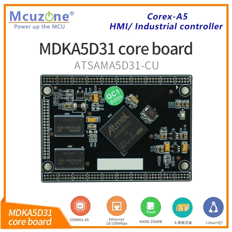 MDKA5D31 Coreboard QT GUI, ATMEL ATSAMA5D31, процессор 536 МГц, 256 МБ DDR2, 256 МБ NAND, высокоскоростной USB, ISI, Ethernet 4G LTE SPI CAN
MDKA5D31 Coreboard QT GUI, ATMEL ATSAMA5D31, процессор 536 МГц, 256 МБ DDR2, 256 МБ NAND, высокоскоростной USB, ISI, Ethernet 4G LTE SPI CAN