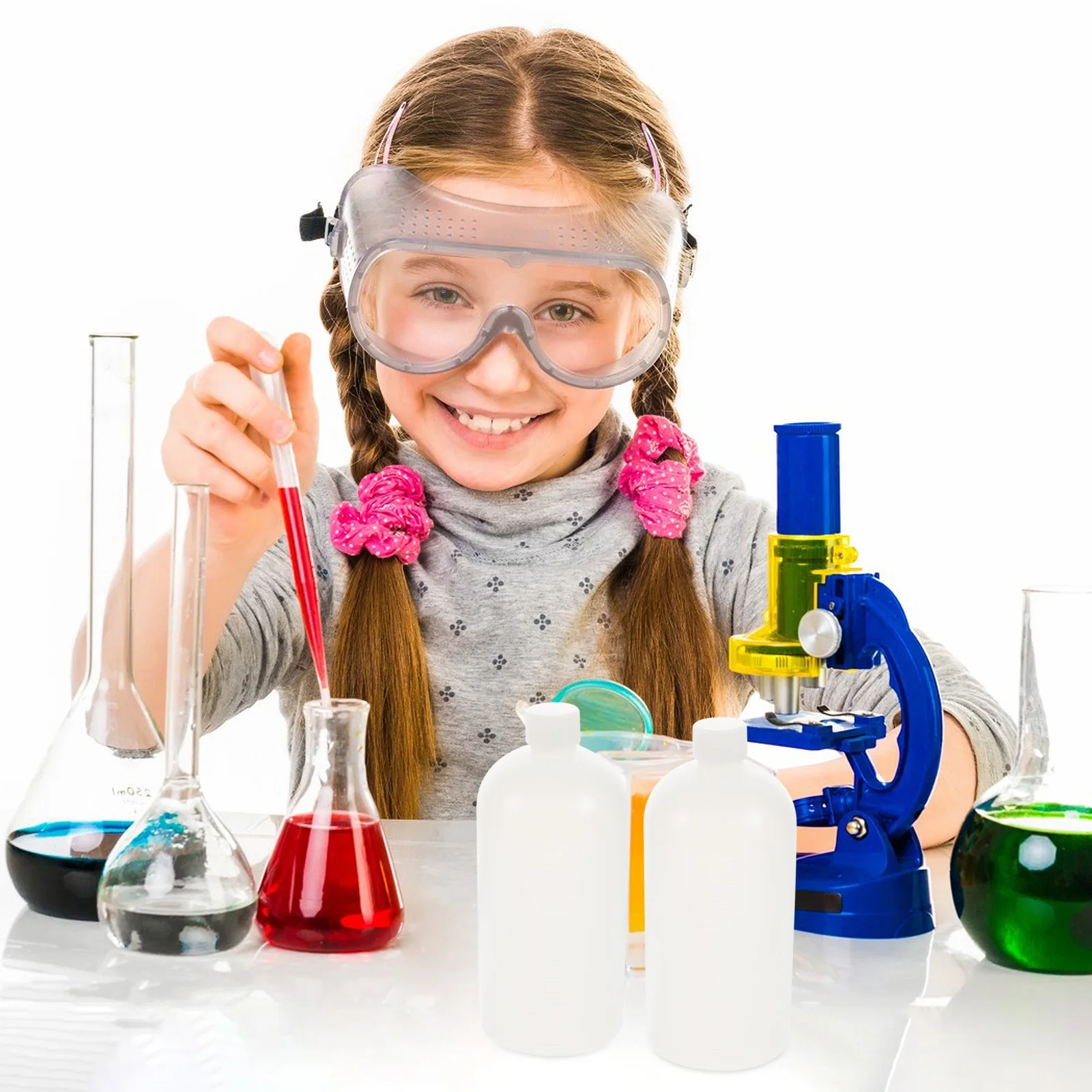 4Pcs Pe Bottles with Caps Chemical Reagent Bottles Durable Leak Proof Liquid Sample Storage Containers Liquid Containers
4Pcs Pe Bottles with Caps Chemical Reagent Bottles Durable Leak Proof Liquid Sample Storage Containers Liquid Containers