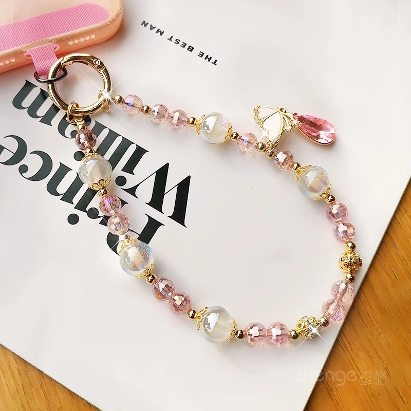 Butterfly Dazzling Beaded Bracelet Mobile Phone Lanyard Boutique Hand Made Small Fresh Hand Wrist Pendant Hand-beaded Chain Clip
Butterfly Dazzling Beaded Bracelet Mobile Phone Lanyard Boutique Hand Made Small Fresh Hand Wrist Pendant Hand-beaded Chain Clip