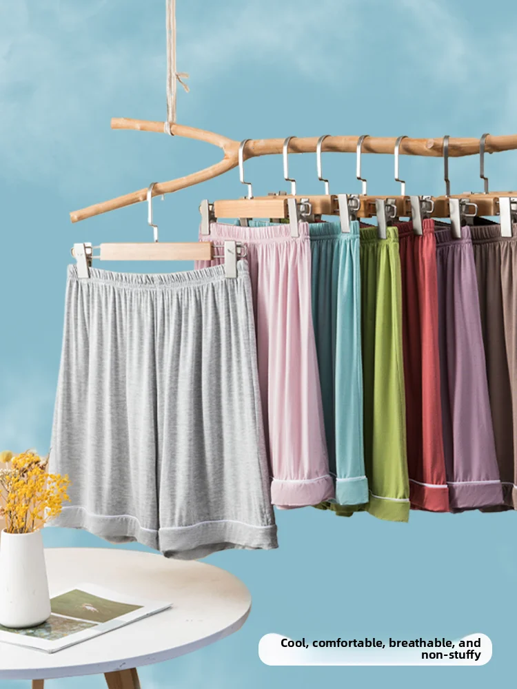Ice Silk Modal Shorts Women's Loose Fit Summer Sporty Casual Pants Five Inch Waist Thin Style Home Comfort Wear plus Size
Ice Silk Modal Shorts Women's Loose Fit Summer Sporty Casual Pants Five Inch Waist Thin Style Home Comfort Wear plus Size
