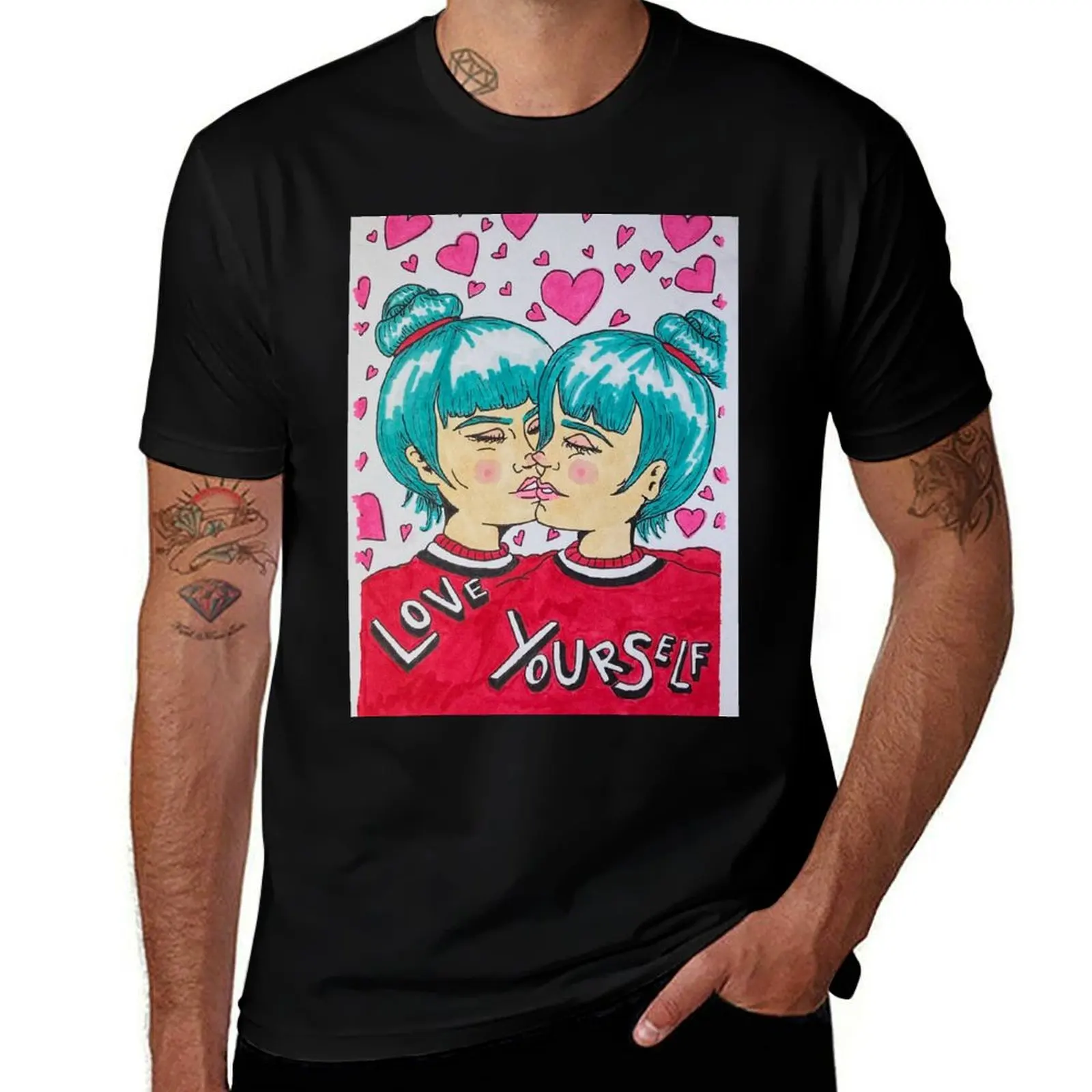 Love Yourself T-Shirt valentines clothes blue archive luxury clothing labubu plain t shirts men
Love Yourself T-Shirt valentines clothes blue archive luxury clothing labubu plain t shirts men