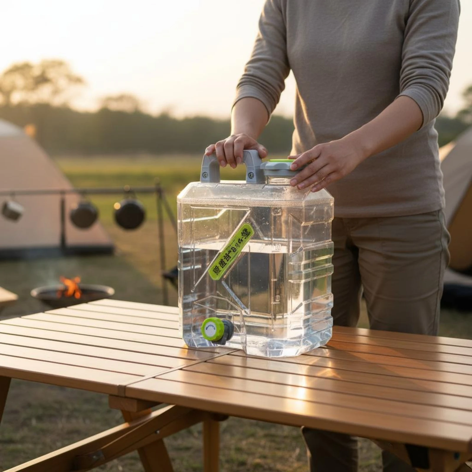 Camping Water Container Leak Proof Car Water Container Easy to Fill Large Capacity for Campers, Outdoor
Camping Water Container Leak Proof Car Water Container Easy to Fill Large Capacity for Campers, Outdoor