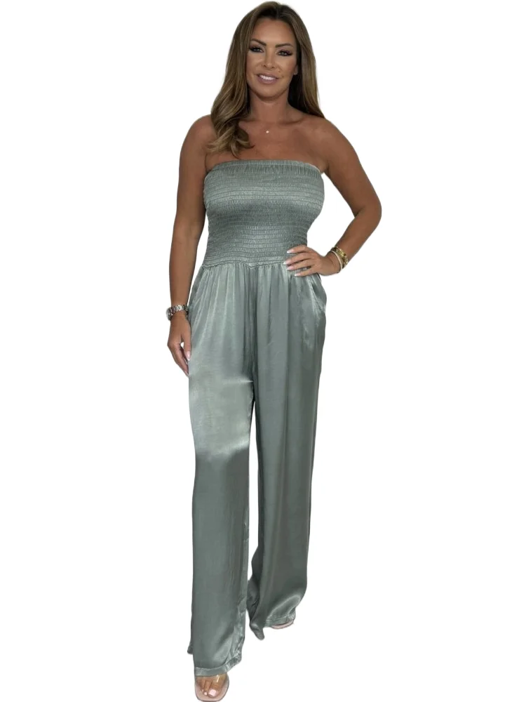 Сексуальный женский повседневный комбинезон с запахом груди, новый летний модный элегантный праздничный свободный однотонный комбинезон, женская одежда
Сексуальный женский повседневный комбинезон с запахом груди, новый летний модный элегантный праздничный свободный однотонный комбинезон, женская одежда