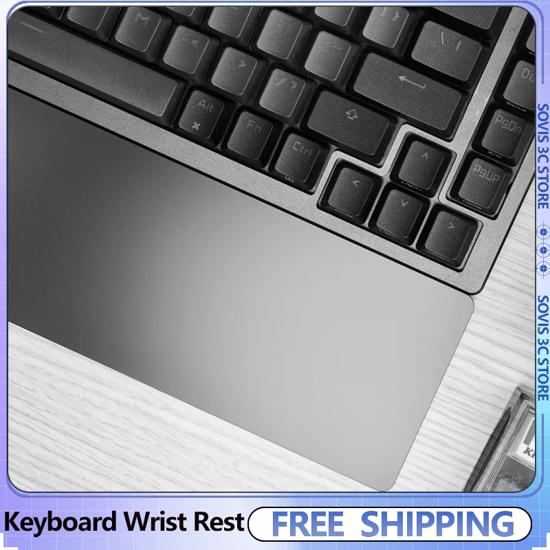 Sleek75 Keyboard Wrist Rest Glass Aluminum Alloy Palm Rest 75% Customized Ergonomics Keyboard Pad for rog Mechanical Keyboard
Sleek75 Keyboard Wrist Rest Glass Aluminum Alloy Palm Rest 75% Customized Ergonomics Keyboard Pad for rog Mechanical Keyboard