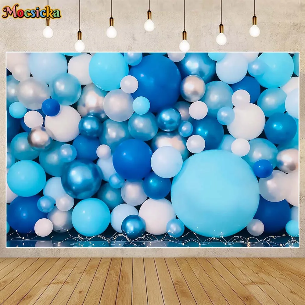 Mocsicka Blue Balloon Wall Photo Background Boy 1st Birthday Cake Smash Party Backdrop Decor Photocall Newborn Photography Props
Mocsicka Blue Balloon Wall Photo Background Boy 1st Birthday Cake Smash Party Backdrop Decor Photocall Newborn Photography Props