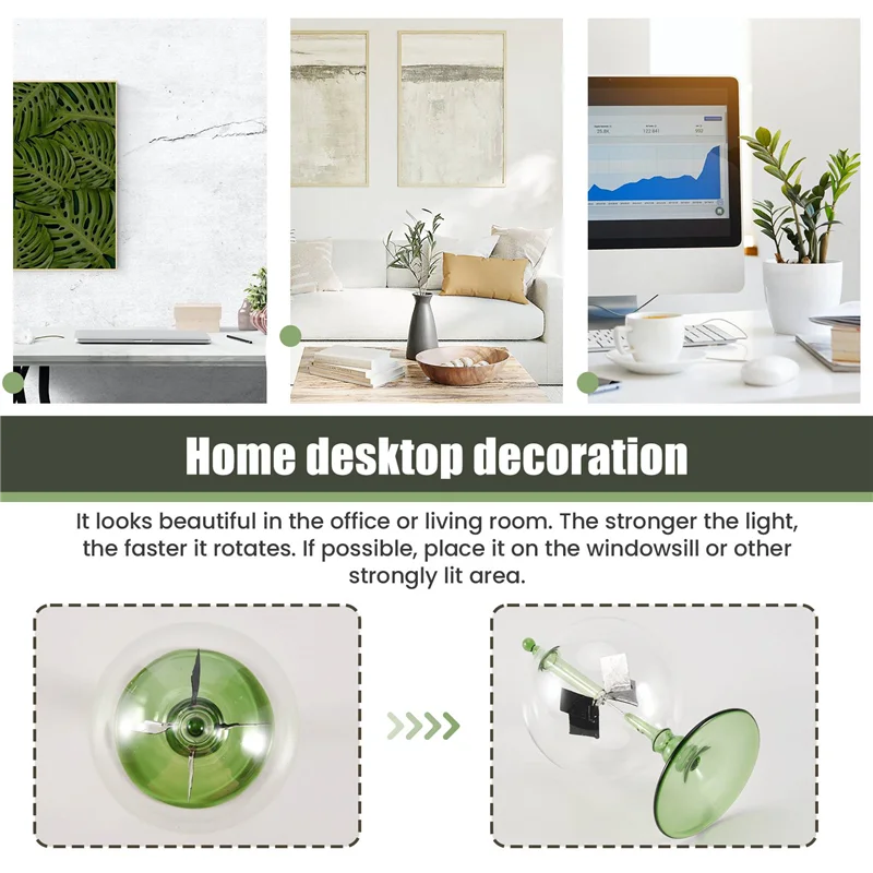 Fresh Green Solar Power Radiometer Crookes Solar Energy Spinning Vanes Windmill Gift Home Desk Decoration
Fresh Green Solar Power Radiometer Crookes Solar Energy Spinning Vanes Windmill Gift Home Desk Decoration