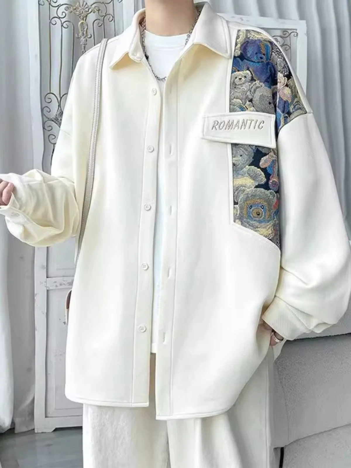 plus Size 300 Pounds Irregular Splicing Long Sleeve Shirt Women's Autumn Trendy Casual Handsome Shirt Jacket Breathable
plus Size 300 Pounds Irregular Splicing Long Sleeve Shirt Women's Autumn Trendy Casual Handsome Shirt Jacket Breathable