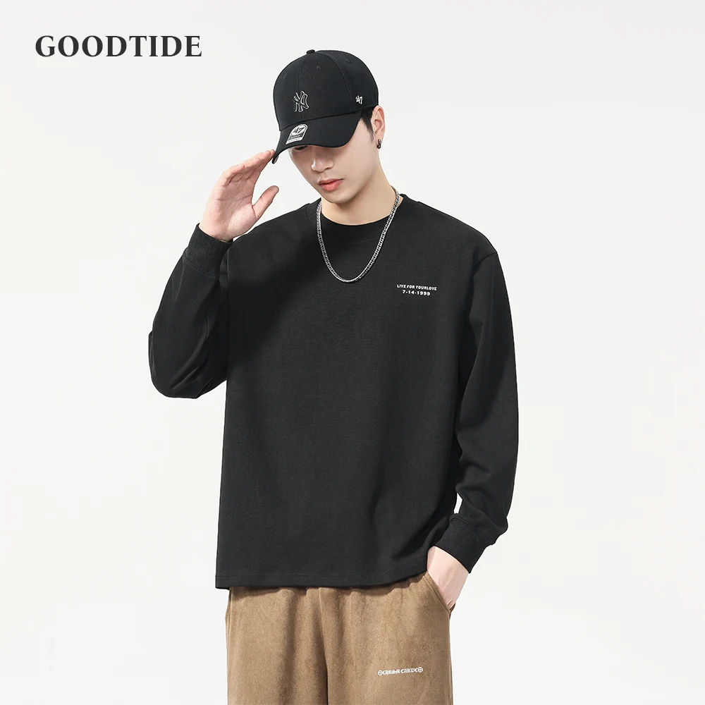 Fashion Men's American Retro Letter Print Sweatshirt 2025 New Autumn Loose Round Neck Long-sleeved Bottoming Shirt Pullover
Fashion Men's American Retro Letter Print Sweatshirt 2025 New Autumn Loose Round Neck Long-sleeved Bottoming Shirt Pullover