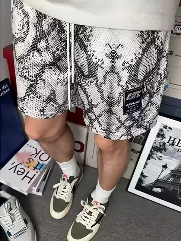 Американские спортивные шорты из ледяного шелка, дышащие, свободного кроя, летняя спортивная одежда, охлаждающий эффект, текстура под кожу змеи, молодежный стиль
Американские спортивные шорты из ледяного шелка, дышащие, свободного кроя, летняя спортивная одежда, охлаждающий эффект, текстура под кожу змеи, молодежный стиль