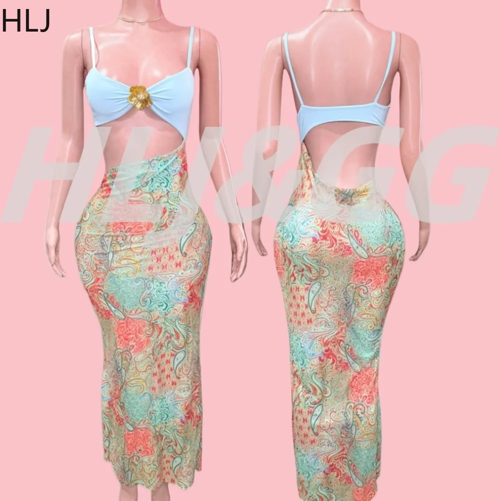 HLJ Sexy Colorful Print 2 Piece Sets Woman Outfit Bohemian Vacation Beach Style Strap Spaghetti Strap Bra Top + Maxi Skirts Suit
HLJ Sexy Colorful Print 2 Piece Sets Woman Outfit Bohemian Vacation Beach Style Strap Spaghetti Strap Bra Top + Maxi Skirts Suit