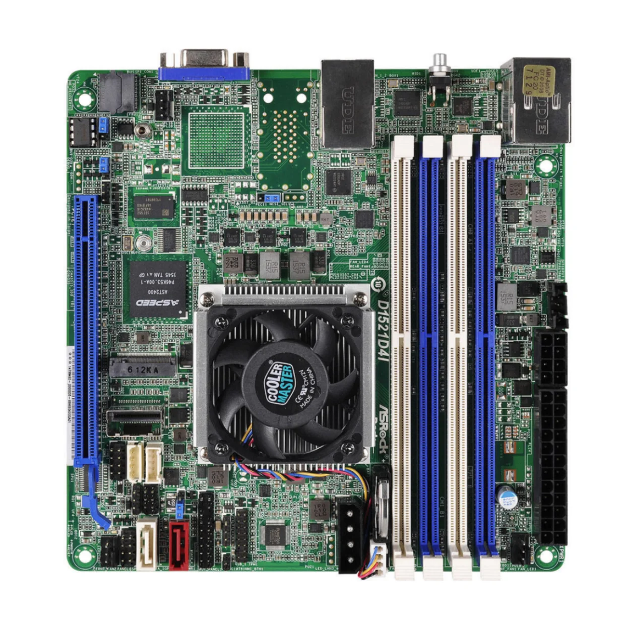 Новая оригинальная серверная материнская плата Asrock Rack D1521D4I Mini ITX Xeon D1521 DDR4 ECC DIMM поддерживает двухканальный DDR4
Новая оригинальная серверная материнская плата Asrock Rack D1521D4I Mini ITX Xeon D1521 DDR4 ECC DIMM поддерживает двухканальный DDR4