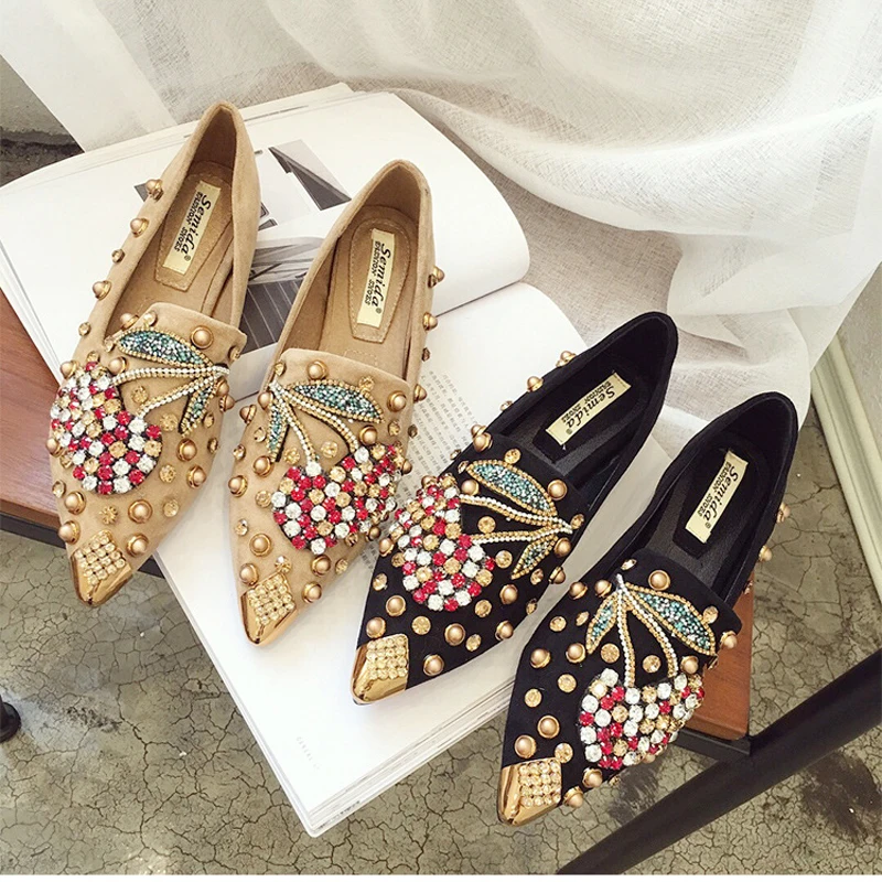 2024 Shoes for Women Flat Shoes Luxury Crystal Casual Pointed Casual Shoes Comfortable Fashion Leather Slip-on Loafers
2024 Shoes for Women Flat Shoes Luxury Crystal Casual Pointed Casual Shoes Comfortable Fashion Leather Slip-on Loafers