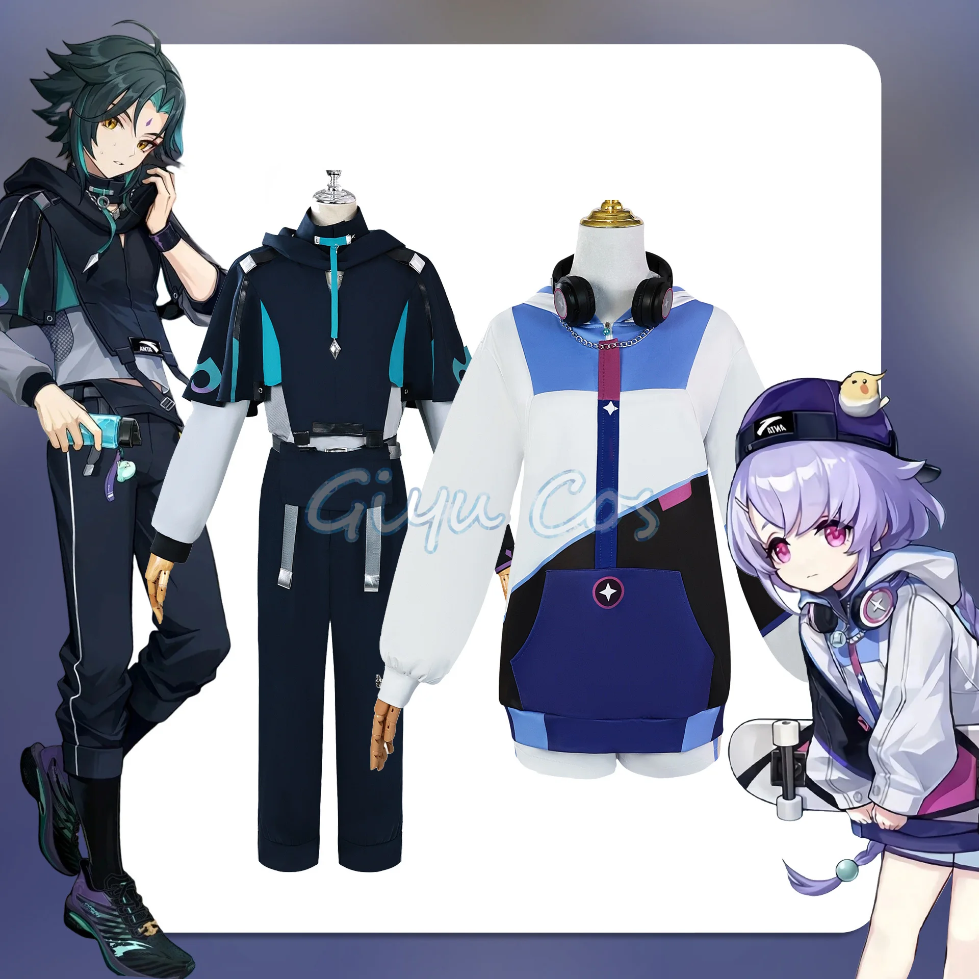 Genshin Impact Qiqi Xiao Cosplay Costume Co-branded Uniform Wig Halloween Costumes for Girl Game Anime
Genshin Impact Qiqi Xiao Cosplay Costume Co-branded Uniform Wig Halloween Costumes for Girl Game Anime