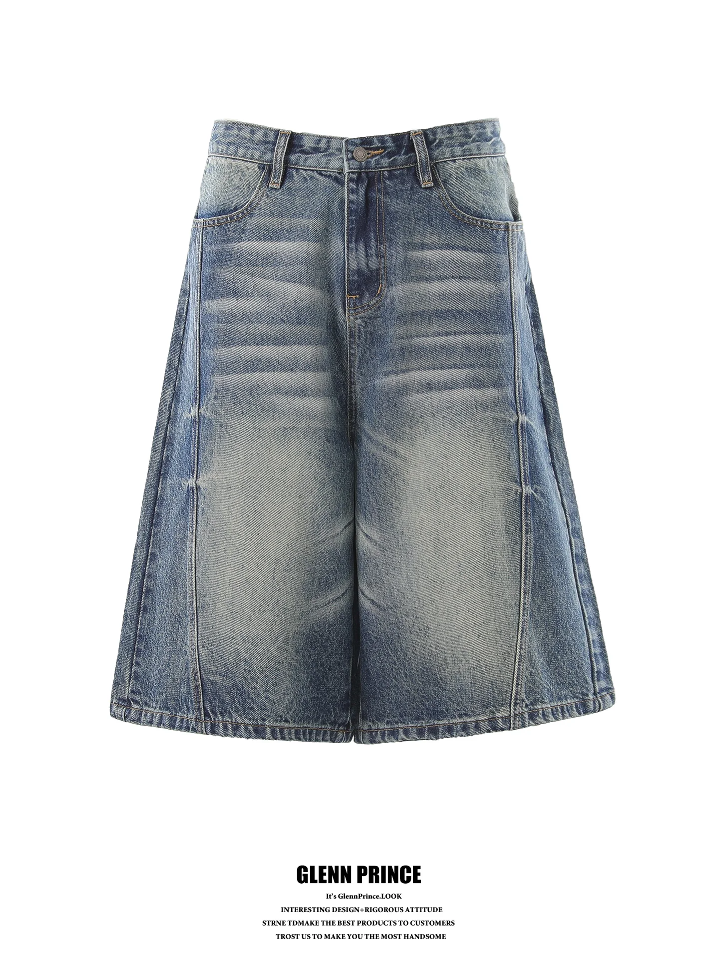 GPstudio American Retro Washed Short Jeans Men Summer Loose Wide Leg Seven-Five Pants Youth Trend Breathable Cotton Polyester
GPstudio American Retro Washed Short Jeans Men Summer Loose Wide Leg Seven-Five Pants Youth Trend Breathable Cotton Polyester