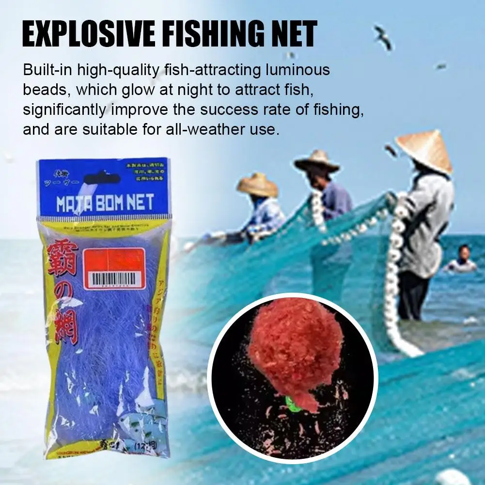 High Quality Thread Net Fishing Net Blue Green Luminous High-carbon Bead Tackle Traps Net Fishing Ice Steel Fishing T1S3
High Quality Thread Net Fishing Net Blue Green Luminous High-carbon Bead Tackle Traps Net Fishing Ice Steel Fishing T1S3