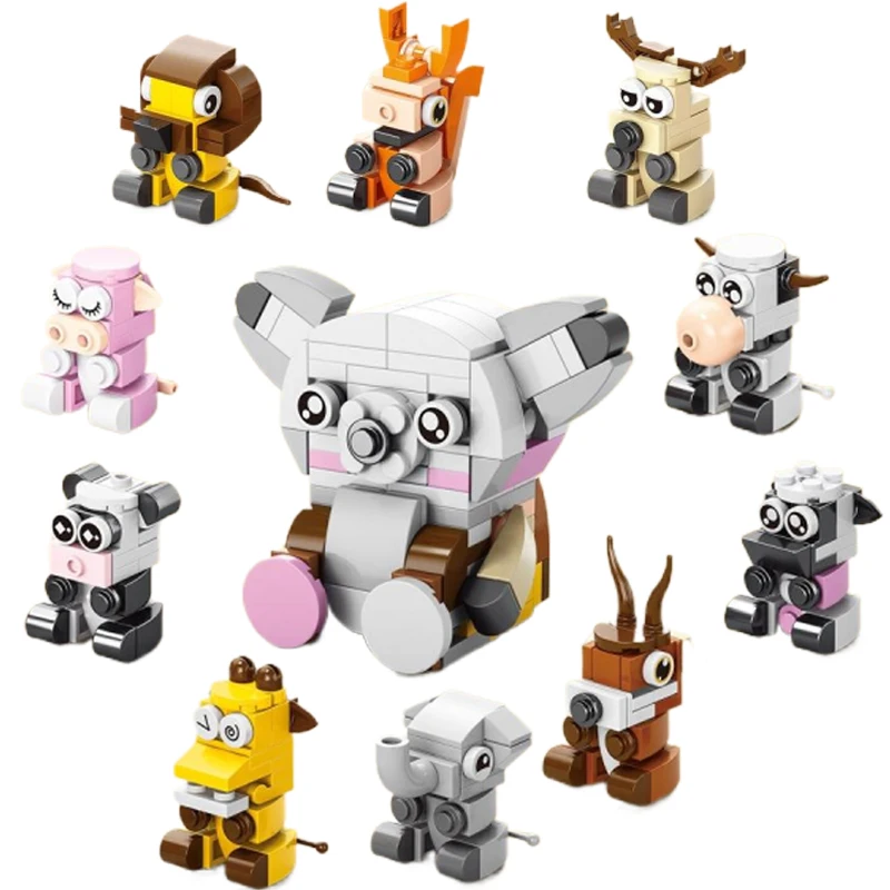 Парк животных мультфильм насекомое собака MOC мини модель строительные блоки бабочка динозавр город строительные кирпичи игрушки для детей
Парк животных мультфильм насекомое собака MOC мини модель строительные блоки бабочка динозавр город строительные кирпичи игрушки для детей