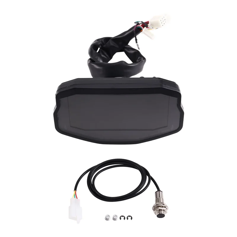 KM/H Universal Motorcycle LCD Digital Speedometer Odometer Tachometer Gauge MPH Universal
KM/H Universal Motorcycle LCD Digital Speedometer Odometer Tachometer Gauge MPH Universal