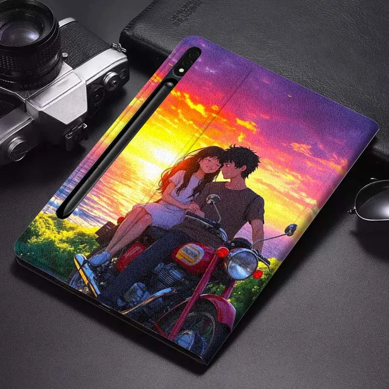 Motorcycle Couple Anime Tablet Case For Samsung Galaxy Tab S7 S8 S9 S10 FE Plus Lite 11 12.4 13.1 Inch
Motorcycle Couple Anime Tablet Case For Samsung Galaxy Tab S7 S8 S9 S10 FE Plus Lite 11 12.4 13.1 Inch