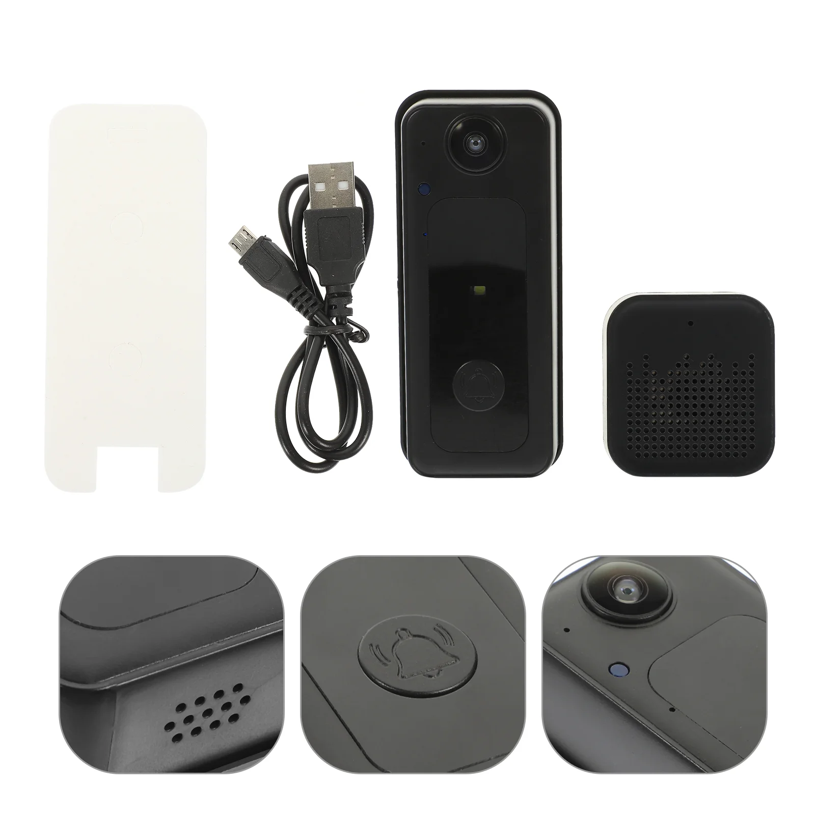 Wireless WiFi Smart Doorbell with Camera Practical Video Doorbell for Home Office wifi doorbell doorbell
Wireless WiFi Smart Doorbell with Camera Practical Video Doorbell for Home Office wifi doorbell doorbell